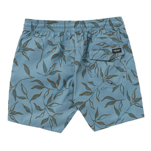 Volcom Lido Print 17" Men's Boardshorts - Blue