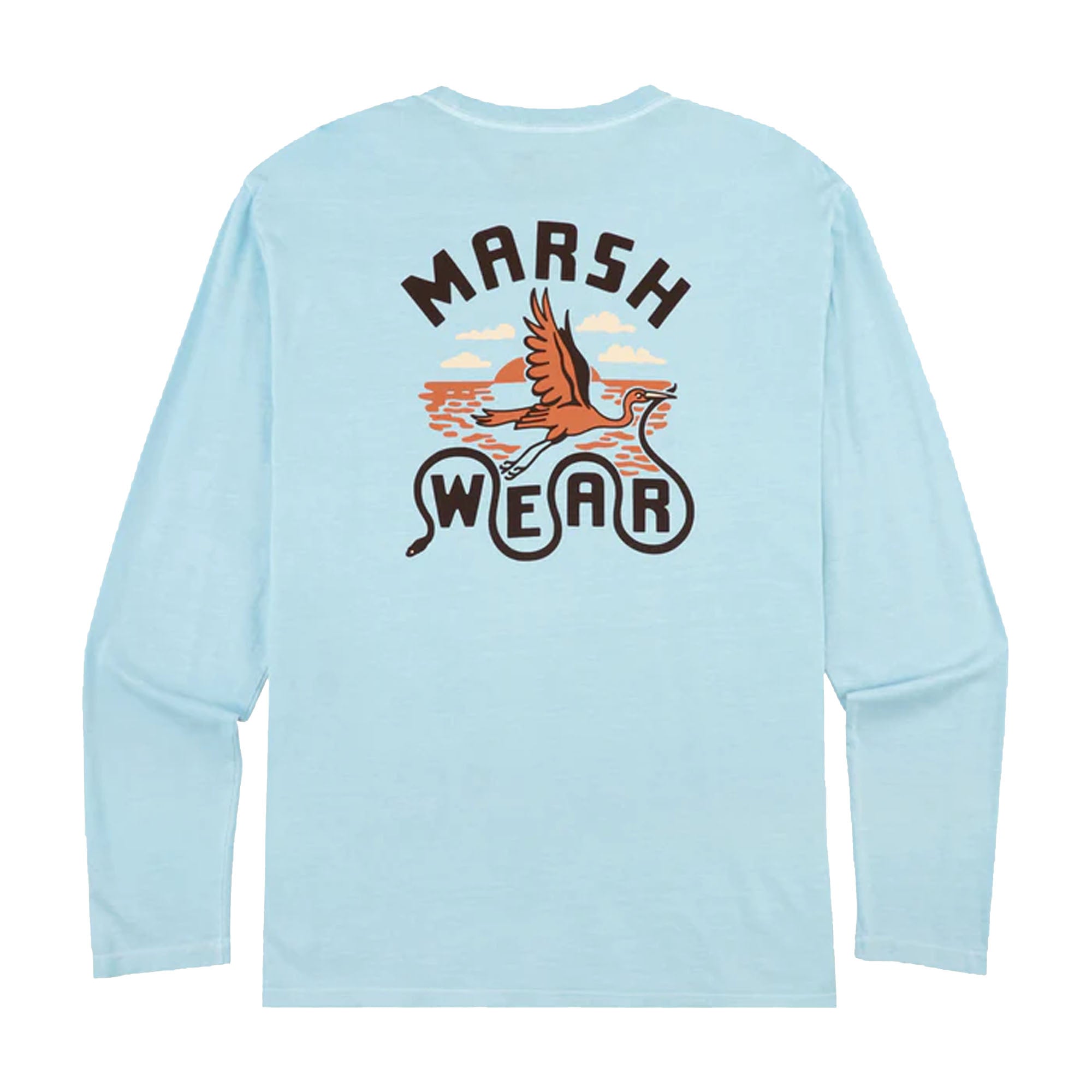 Marsh Wear Big Haul Men's L/S Men's Shirt - Light Blue