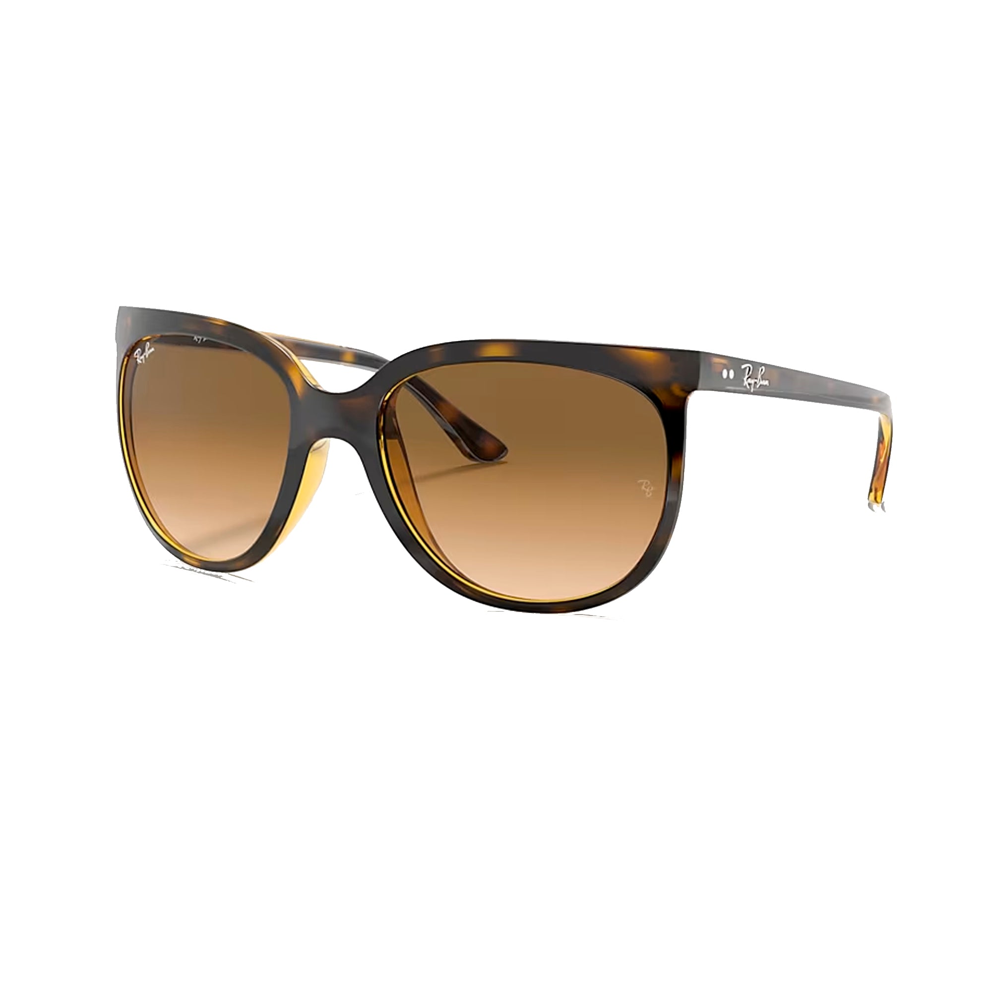 Ray-Ban Cats 1000 Women's Sunglasses - Light Havana/Clear Gradient Brown