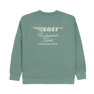 Lost Pro-Formance Crewneck Men's L/S Sweater - Agave