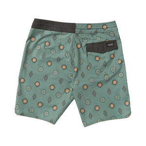 Volcom Mister Fib Scallop Stoney 19" Men's Boardshorts - Light Olive