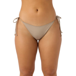 O'Neill Saltwater Solids Maracas Tie Side Women's Bikini Bottoms - Dune