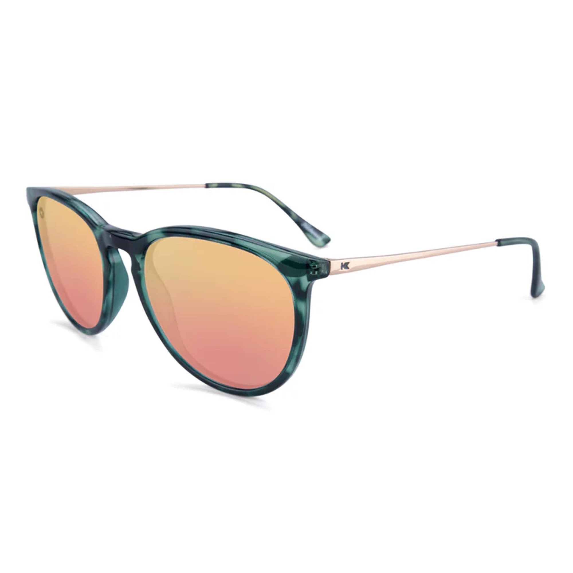 Knockaround Mary Janes Women's Sunglasses - Slate Tortoise Shell/Rose Gold