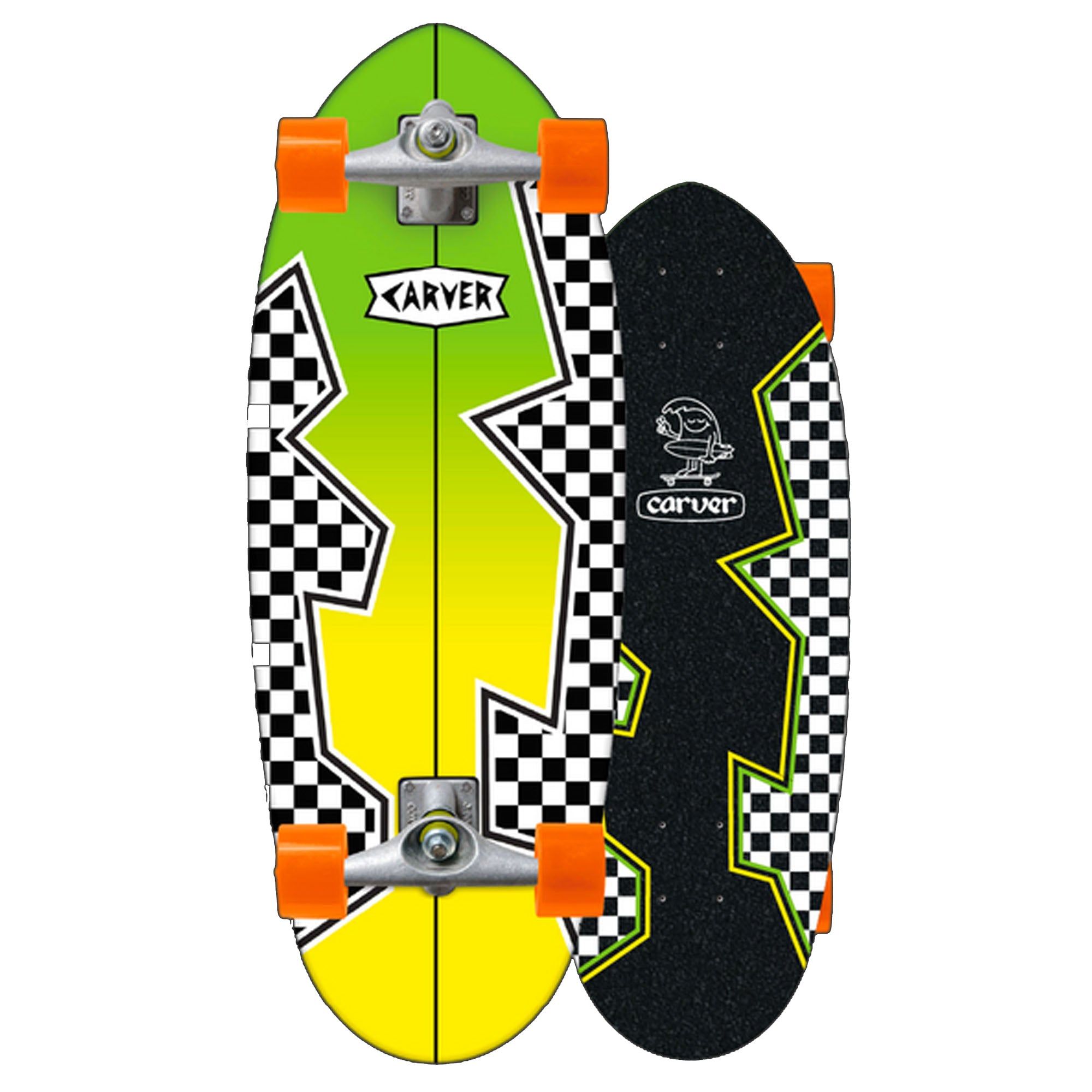 Carver C5 Master Blaster Mini 25" Surfskate Skateboard