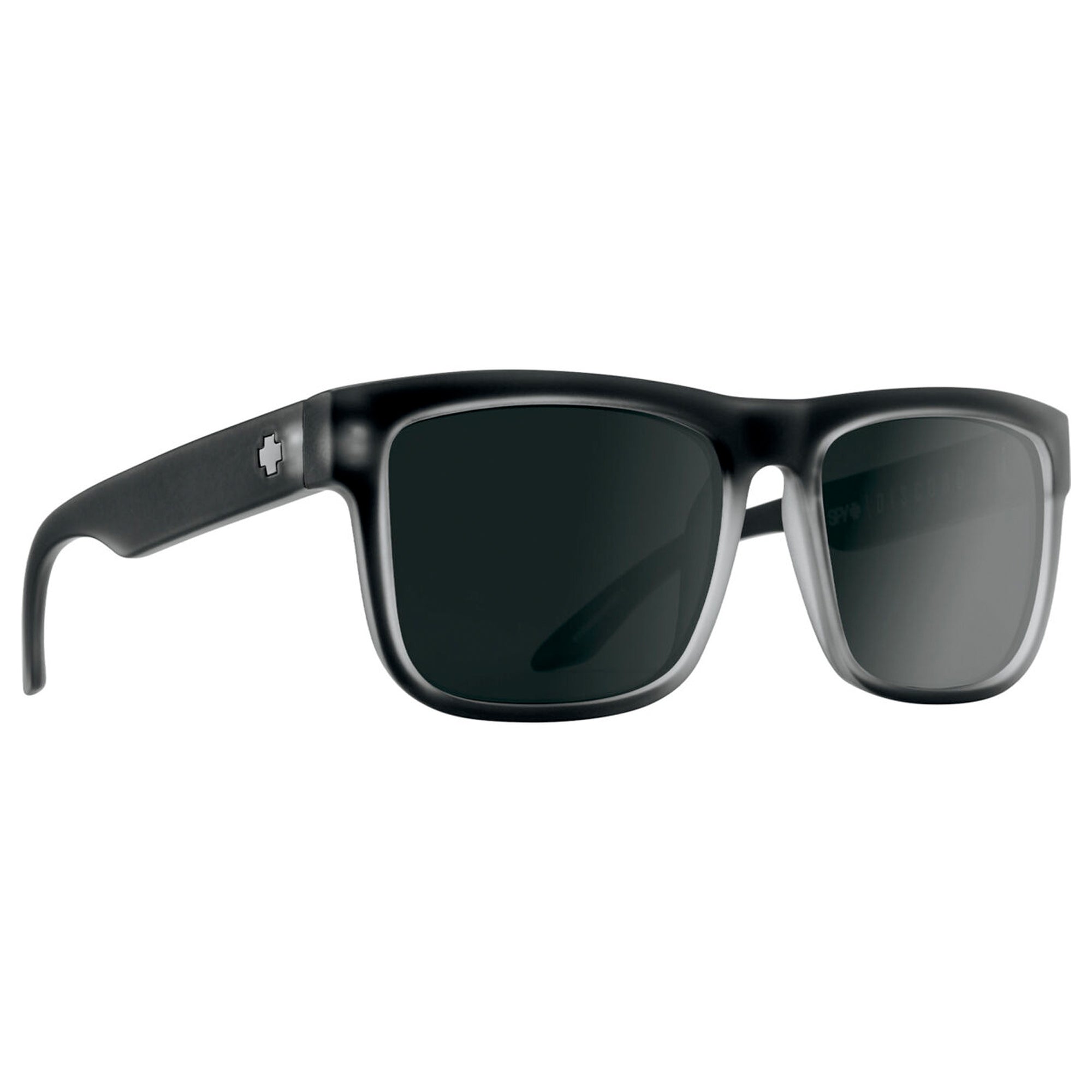 Spy Discord Men's Sunglasses - Matte Black Ice/Happy Grey Green Black Spectra Polarized