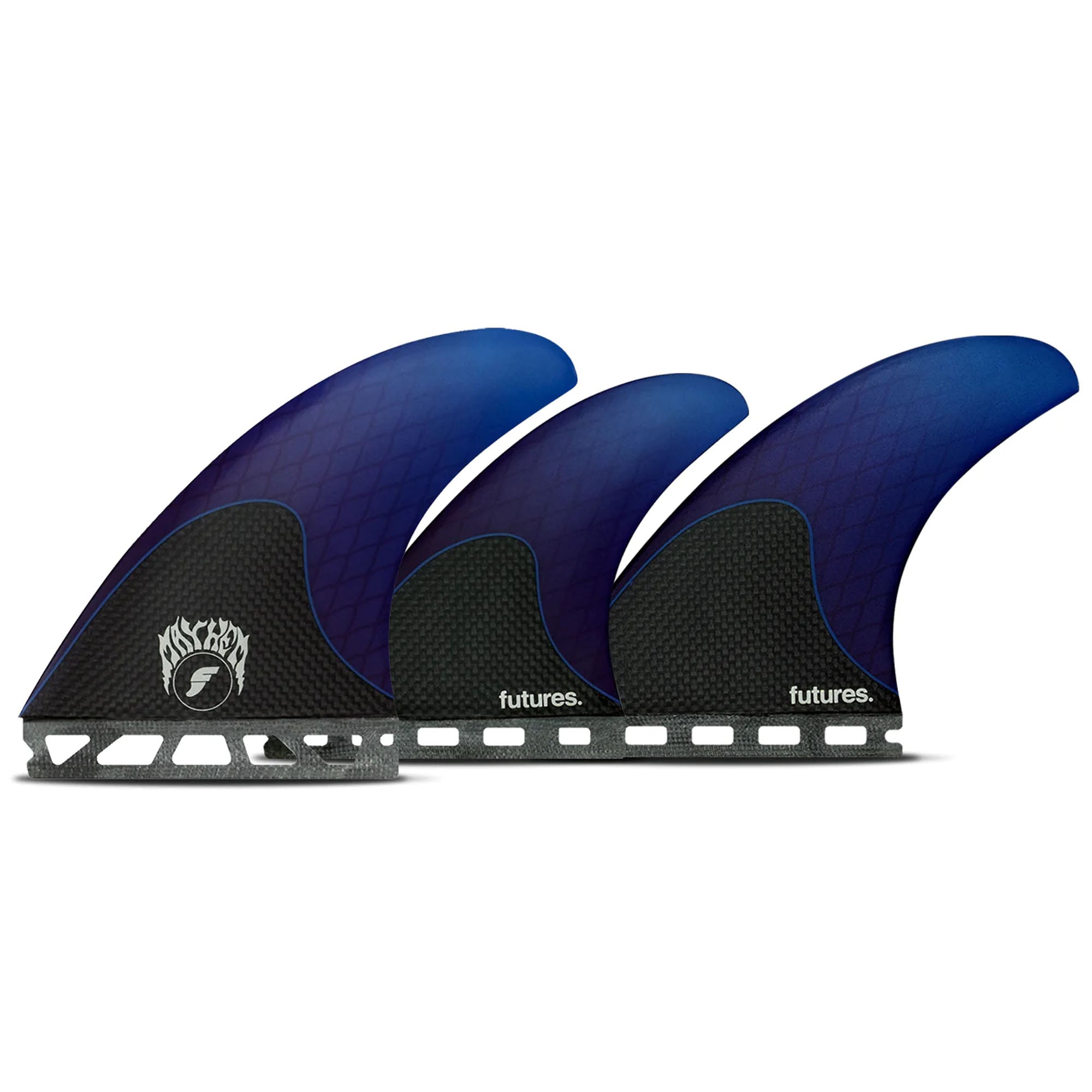 Futures Mayhem 3.0 HC 5-Fin Surfboard Fins - Medium/Blue