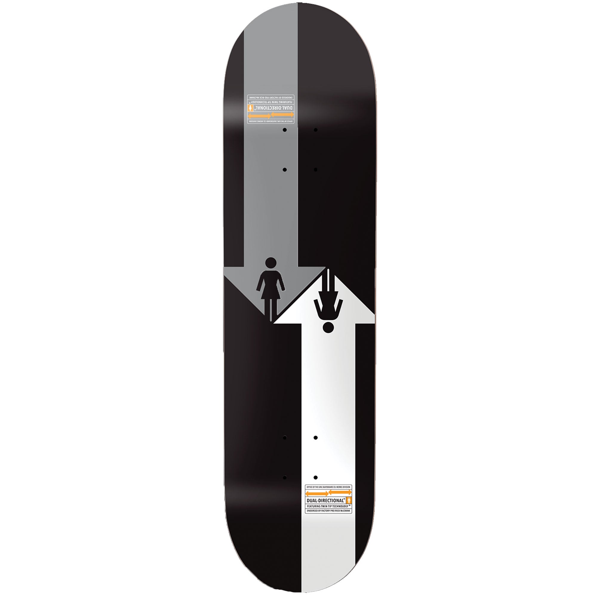 Girl Mccrank Dual Directional 8.5" Skateboard Deck