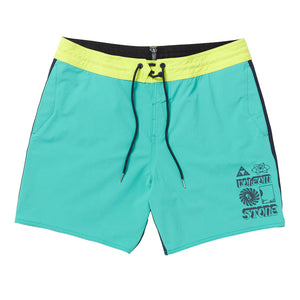 Volcom Down Time Liberator 17" Men's Boardshorts - Green