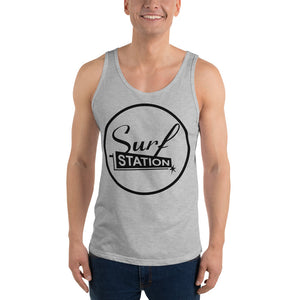 Surf Station Vegas Men's Tank Top Black Print