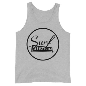 Surf Station Vegas Men's Tank Top Black Print