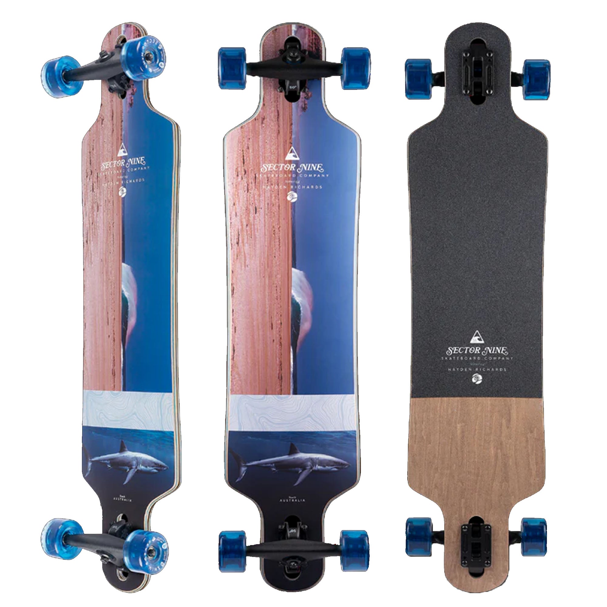 Sector 9 Meridian Rips 40” Complete Skateboard