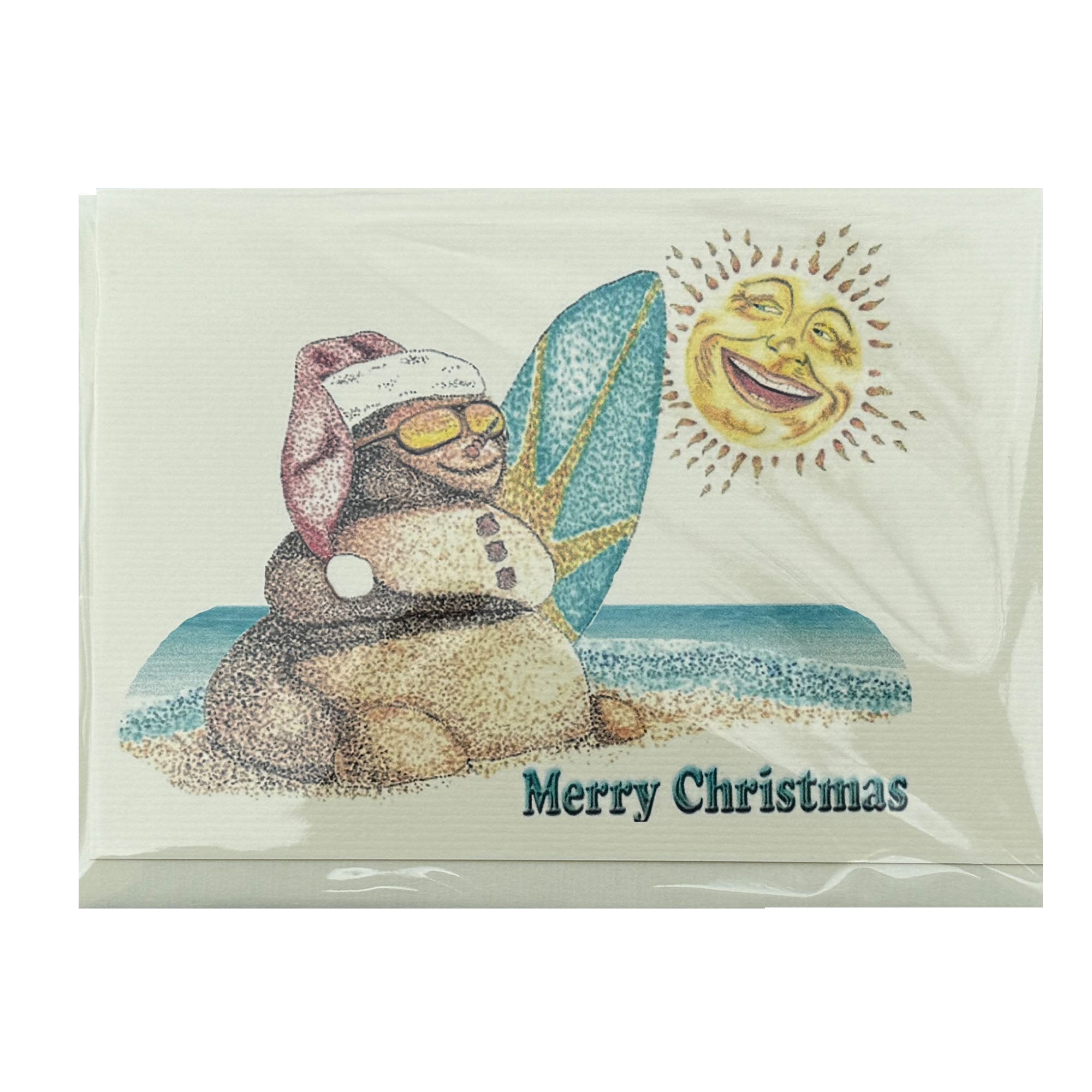 Lottie Dottie Art Sandman Christmas Card