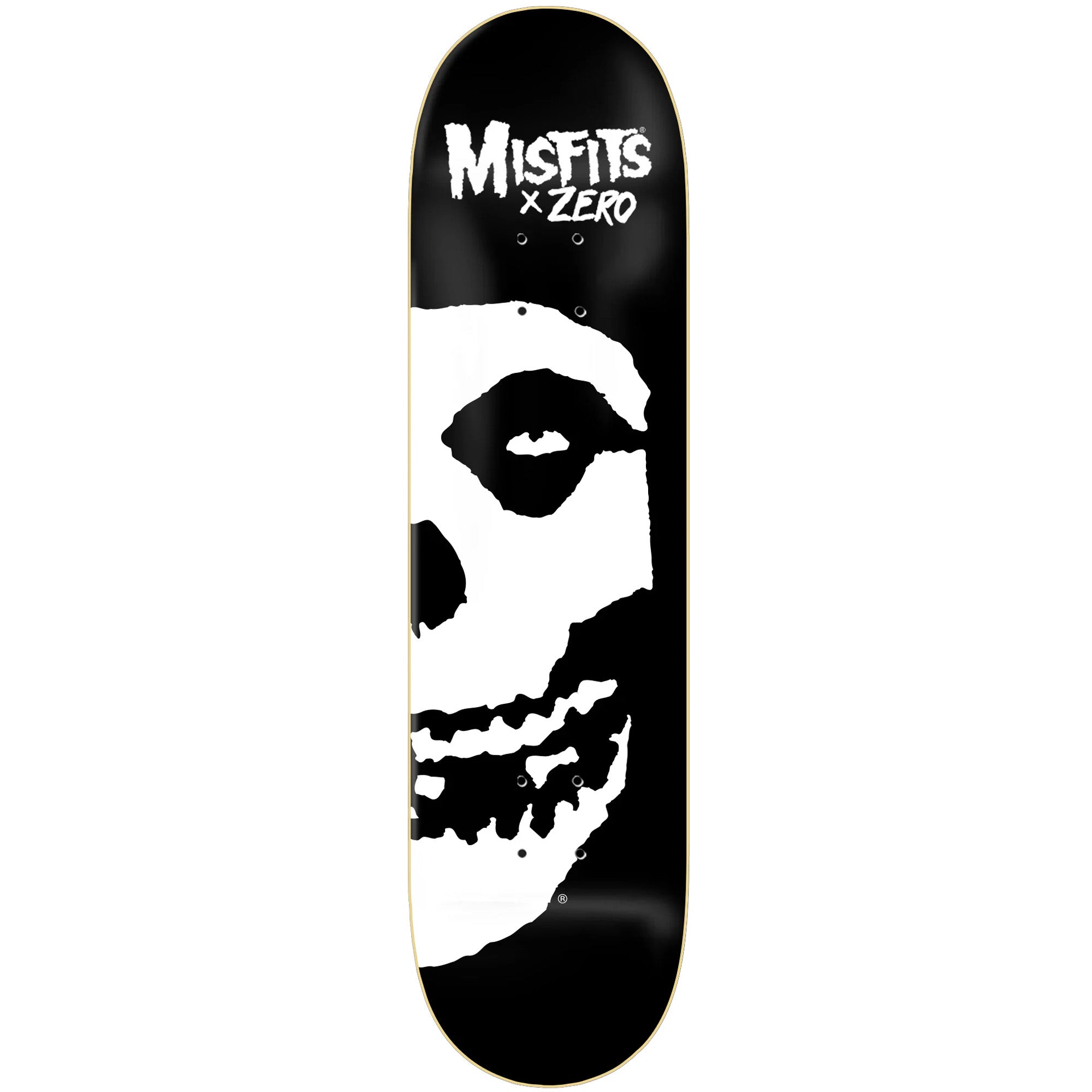 Zero x Misfits Feind Skull Right 8.25" Skateboard Deck