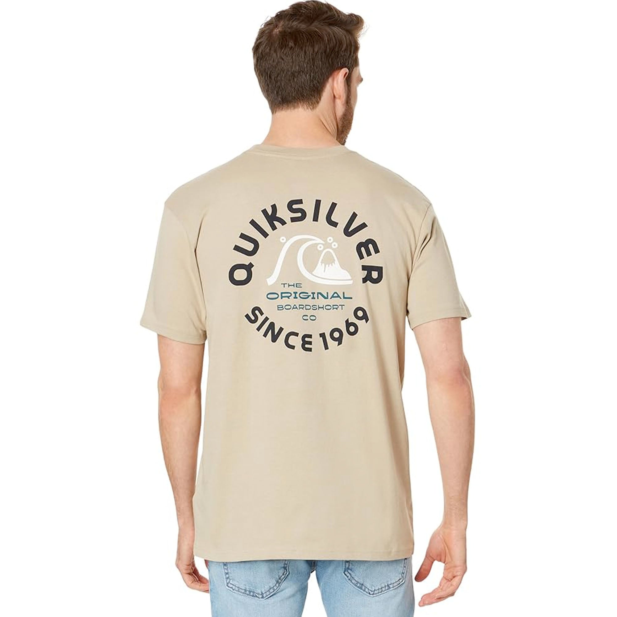 Quiksilver Ice Cold Men's S/S T-Shirt - Taupe