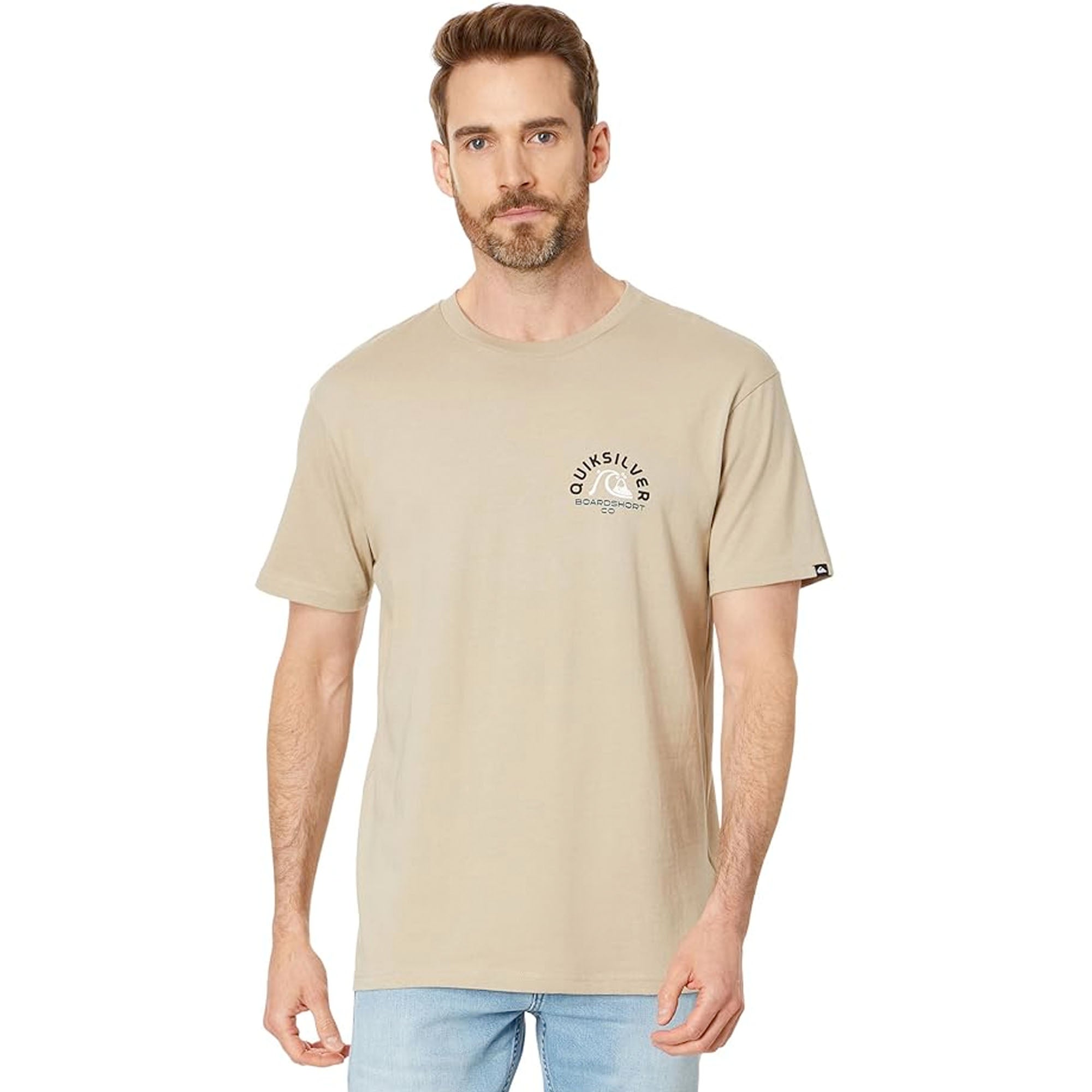 Quiksilver Ice Cold Men's S/S T-Shirt - Taupe