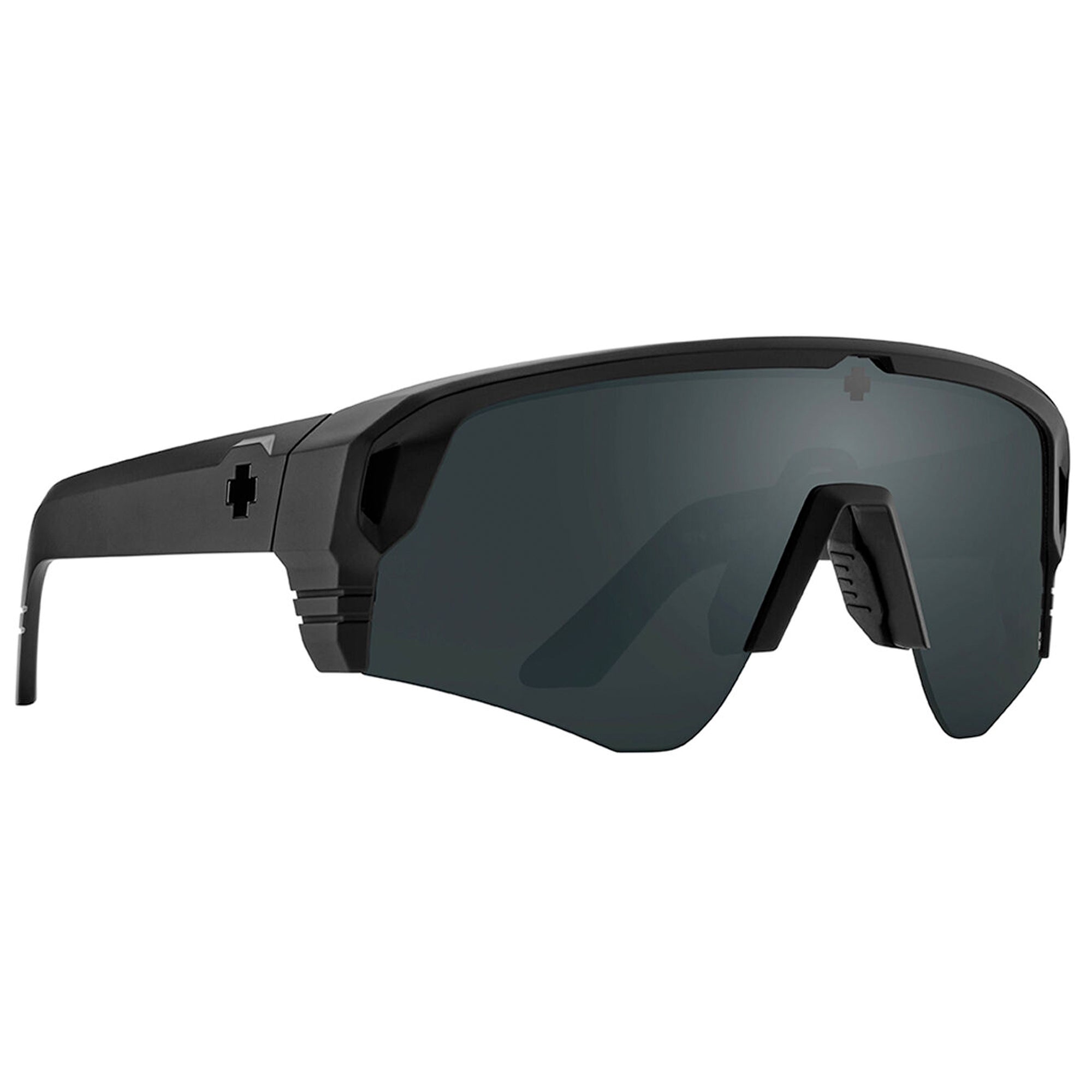 SPY Monolith Speed Men's Sunglasses - Matte Black/Happy Bronze Black Mirror Polarized