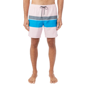 O'Neill Hermosa Volley 17" Discount Men's Boardshorts - Pink Dust