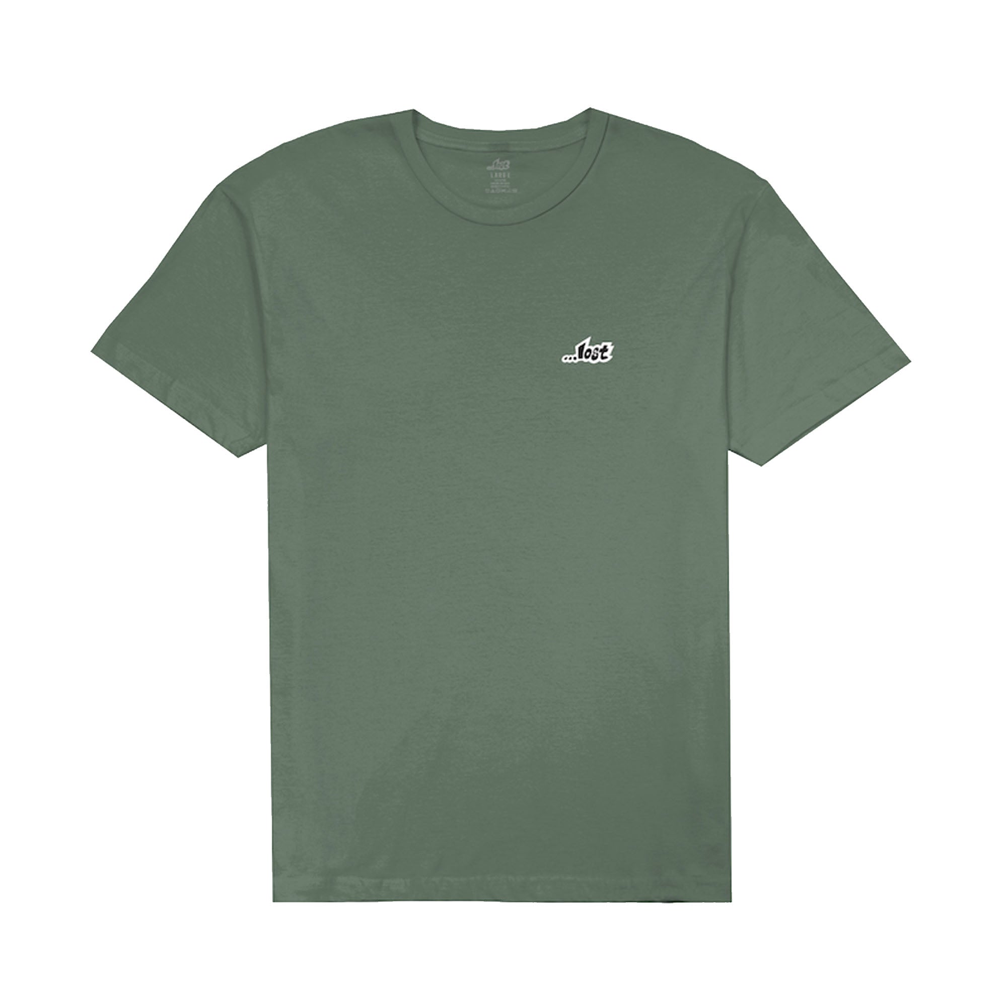 Lost Chest Logo Men's S/S T-Shirt - Moss Green