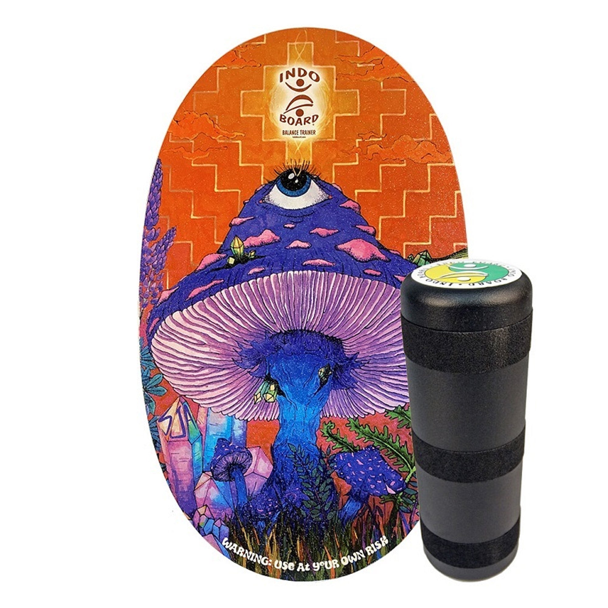 Indo Board Original Deck and Roller Kit - Mushroom