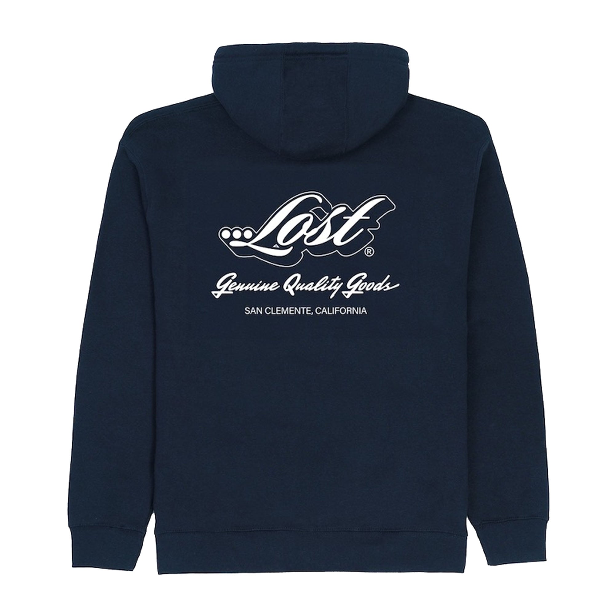 Lost Enduring Zip-Up Men's L/S Hoodie - Navy