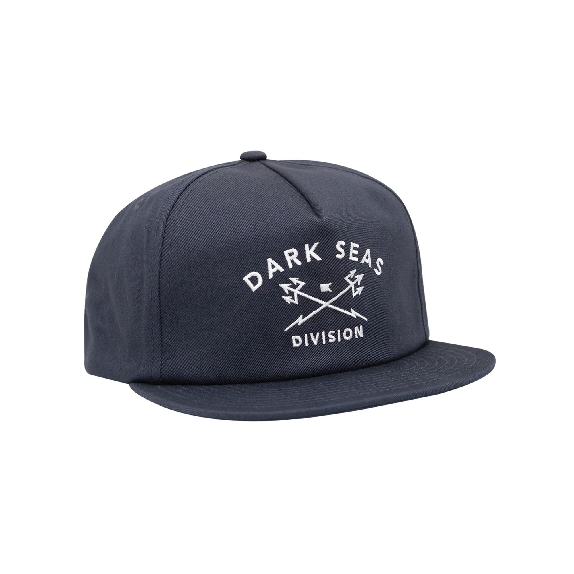 Dark Seas Tridents Men's Snapback Hat - Navy