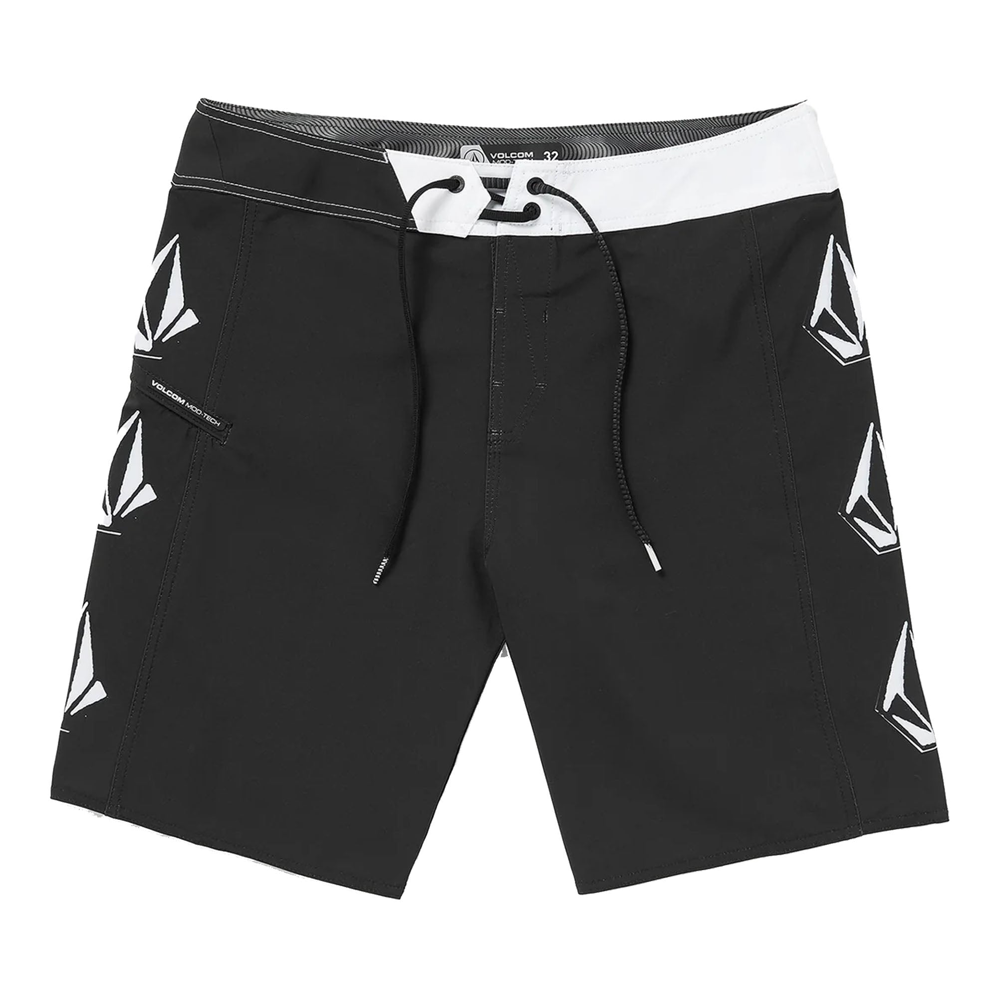 Volcom Lido Iconic Mod 19" Men's Boardshorts - Black