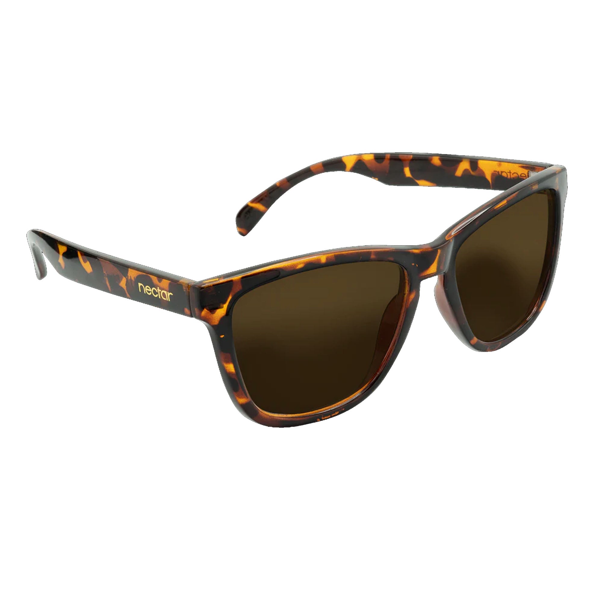 Nectar Chucktown Men's Sunglasses - Brown Tortoise/Amber Polarized