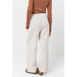 Rhythm Classic Drawstring Women's Pants - Oat