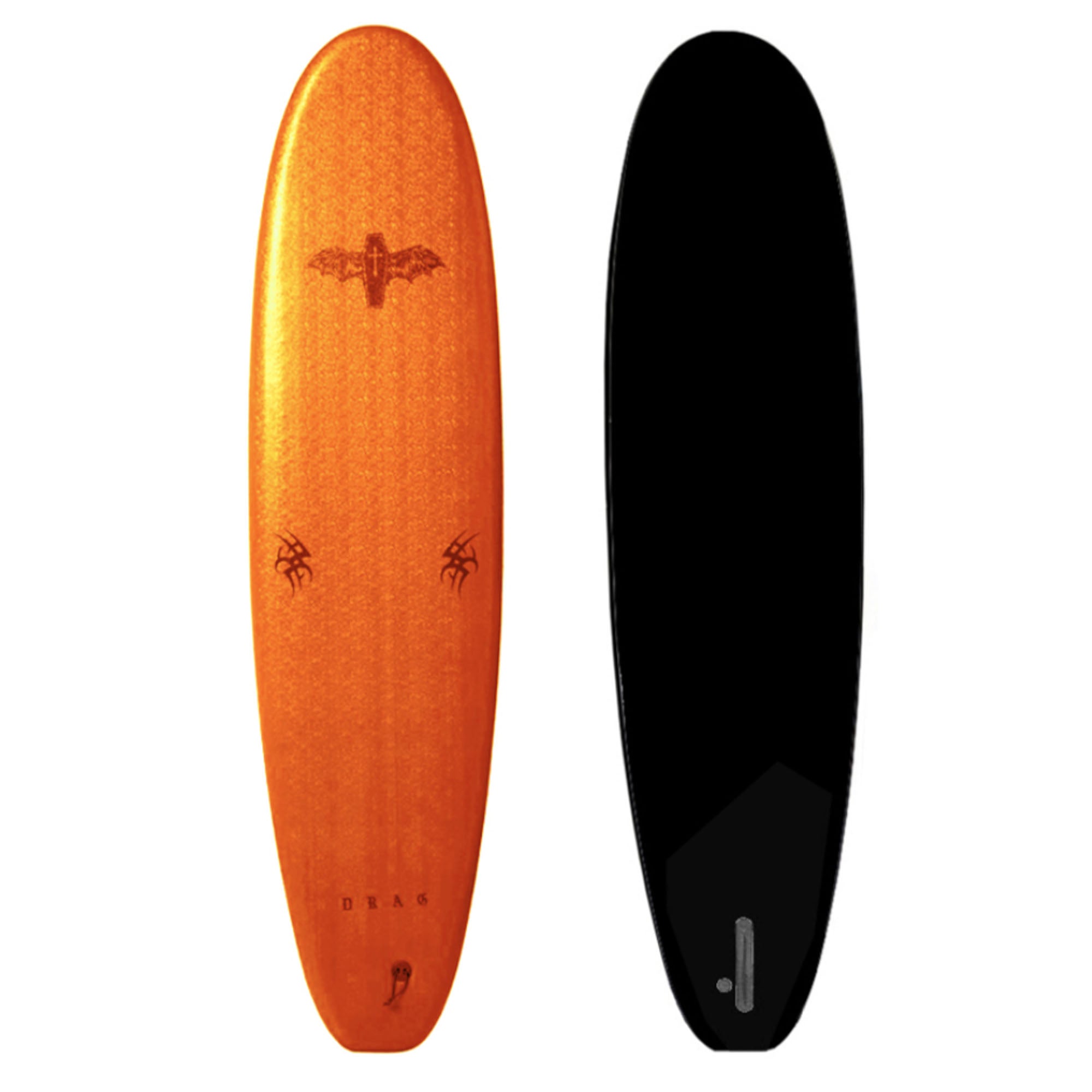 Drag Coffin 8'0 Single Fin Soft Surfboard