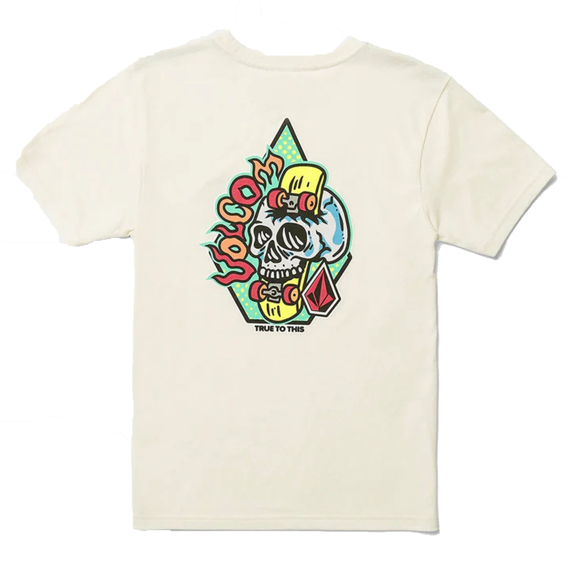 Volcom Sticker Skull Youth Boy's S/S T-Shirt