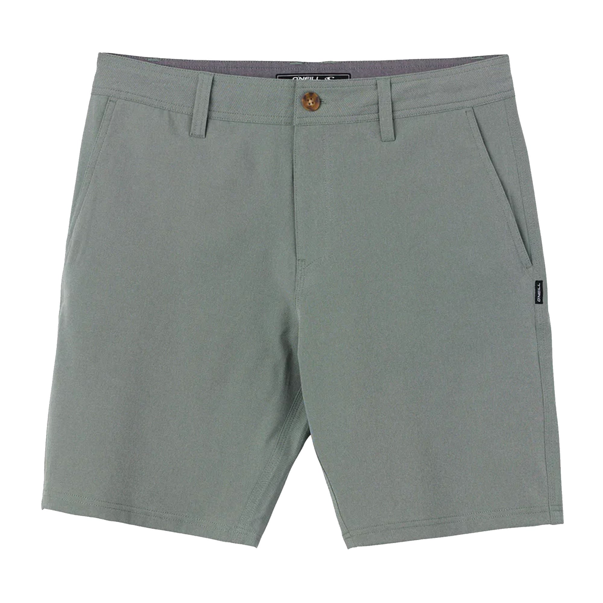 O'Neill Reserve Light Check 19" Men's Boardshorts - Dark Olive