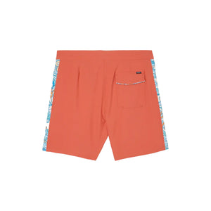 O'Neill Hyperfreak Mysto Side Panel 18" Men's Boardshorts - Picante