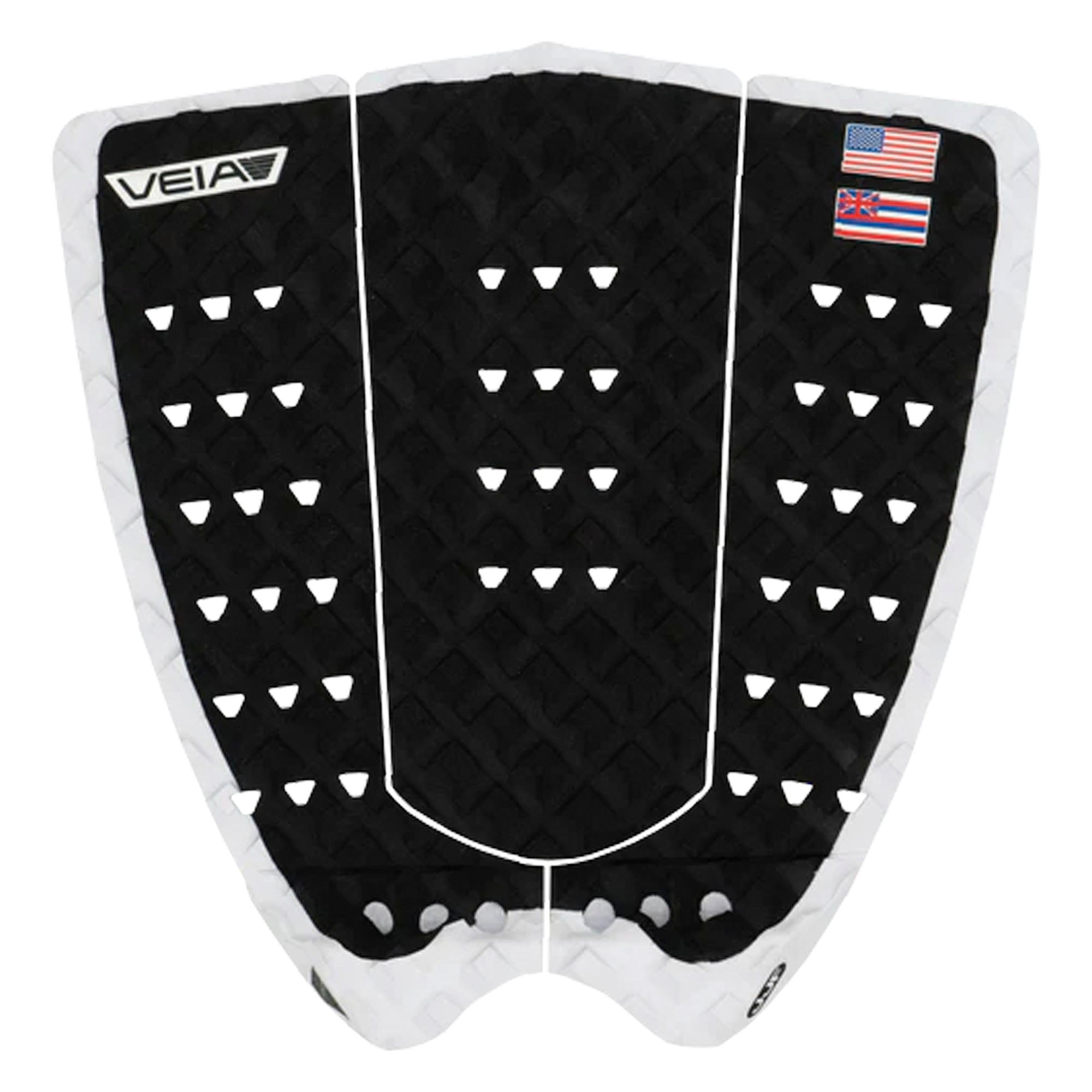 VEIA JJF Round Tail Pro Traction Pad - USA Night/Orbiter White