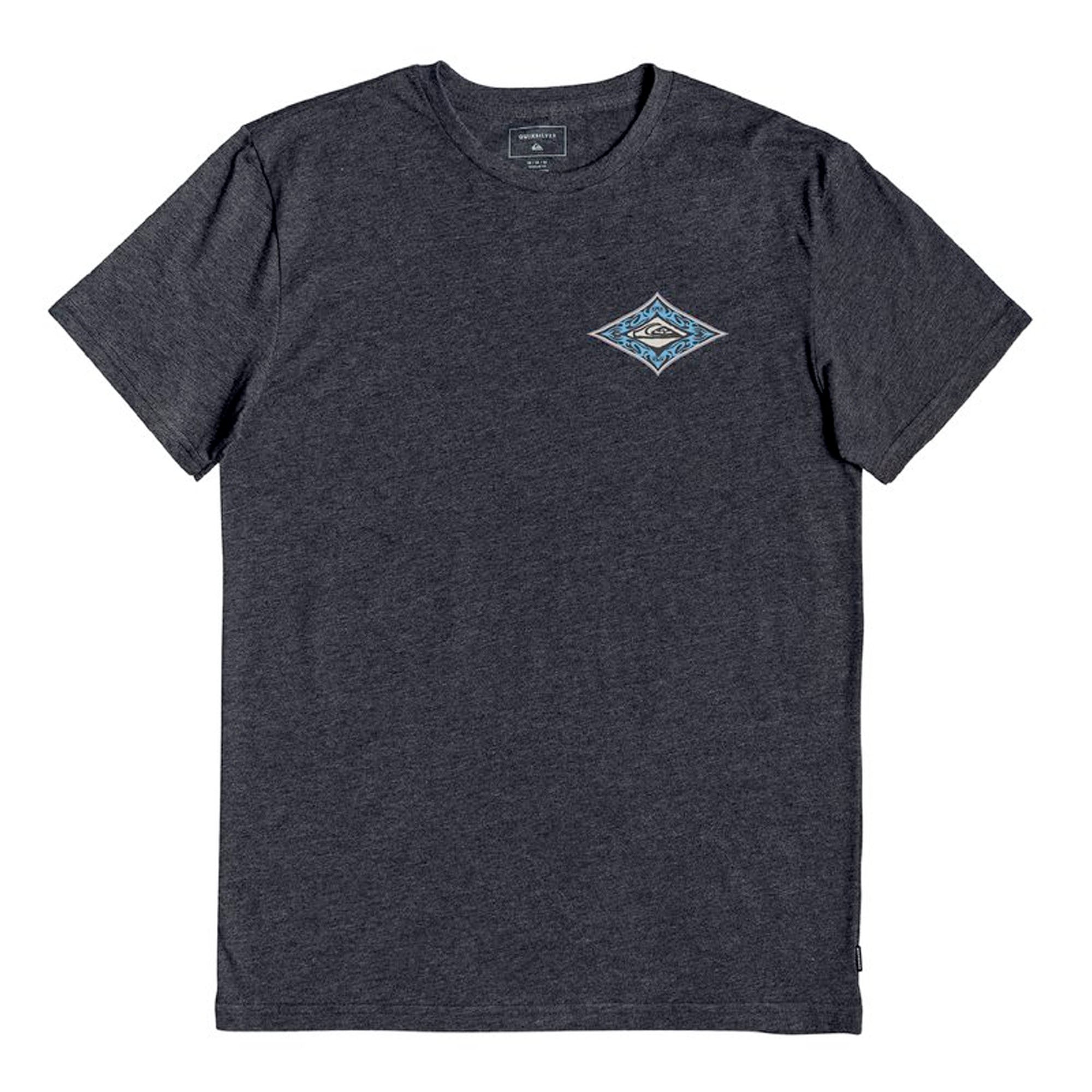 Quiksilver Origins Men's S/S T-Shirt - Heather Charcoal