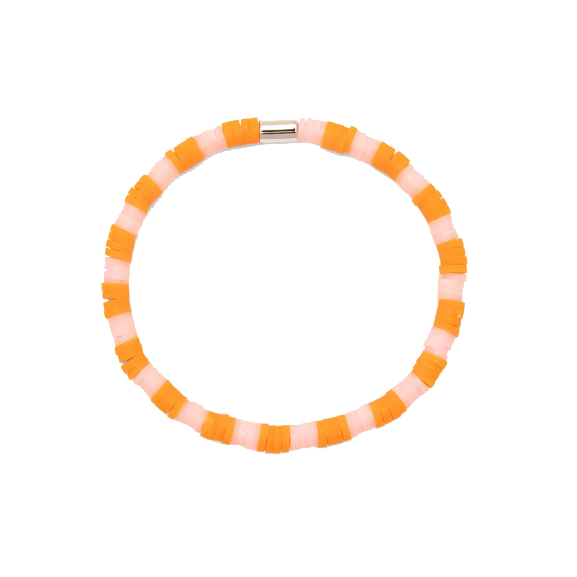 Pura Vida Seascape Vinyl Disc Stretch Bracelet - Golden Poppy