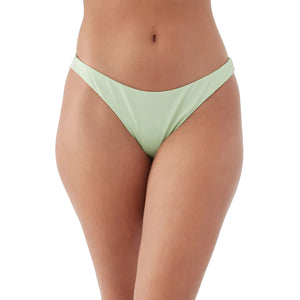 O'Neill Saltwater Solids Hermosa Skimpy Women's Bikini Bottom - Oasis Green