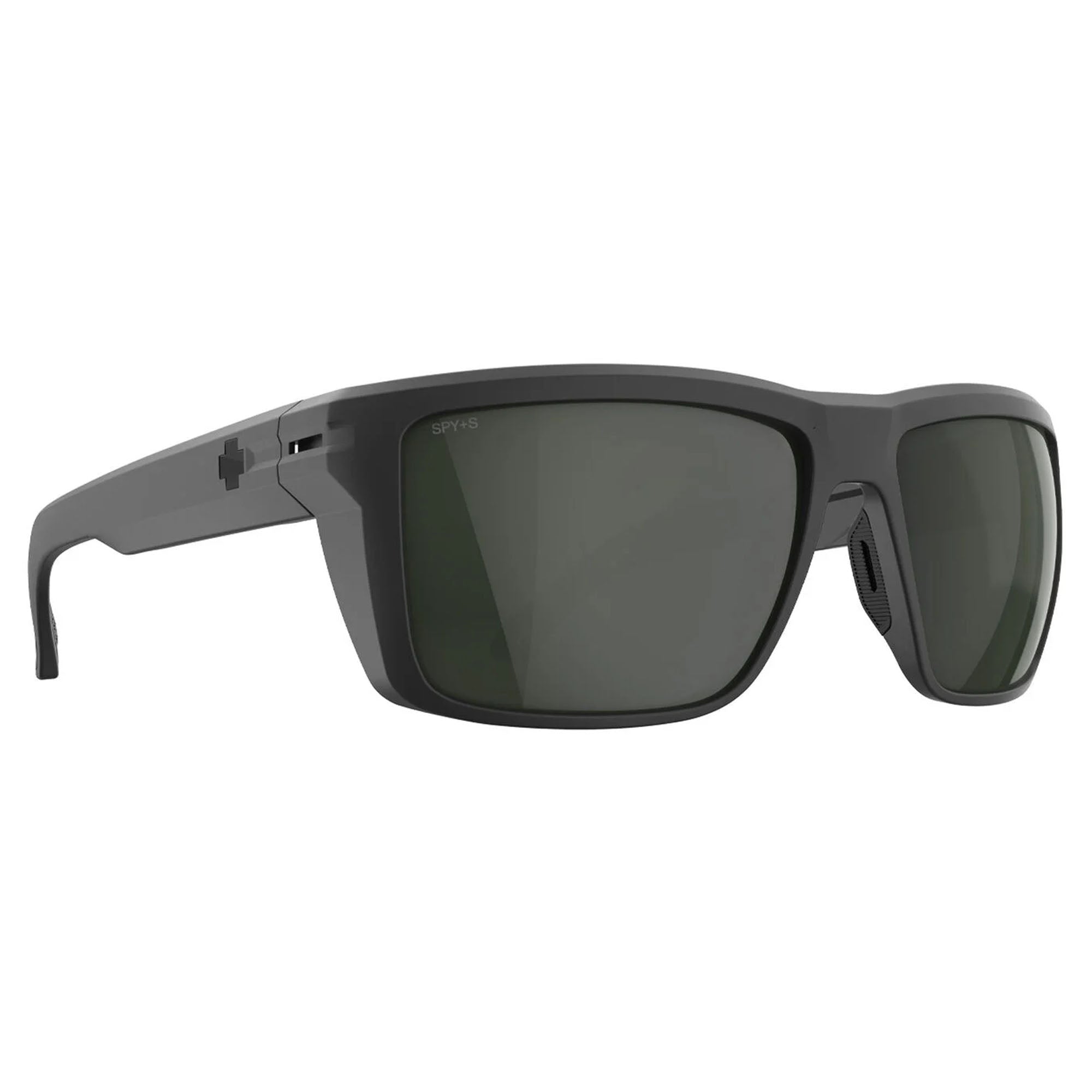 Spy Overhaul XL Men's Sunglasses - ANSI Matte Black/Happy Gray Green Polarized