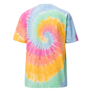 Surf Station Tie Dye Embroidered Vegas Oversized T-Shirt