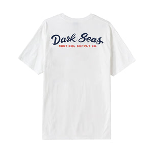 Dark Seas Polished Pocket Men's S/S T-Shirt - White