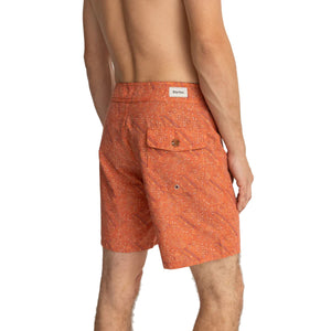 Rhythm Aida Paisley 17" Men's Boardshorts - Persimmon