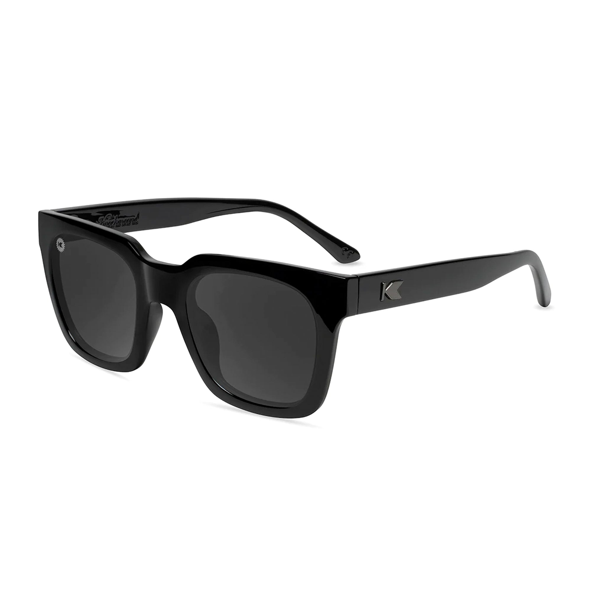 Knockaround Songbirds Men's Sunglasses - Piano Black/Grey Polarized