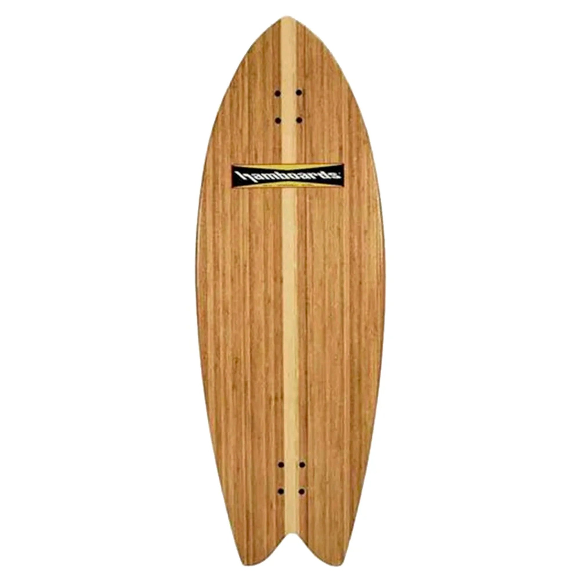 Hamboard Pescadito 43" Surfskate Skateboard - Bamboo