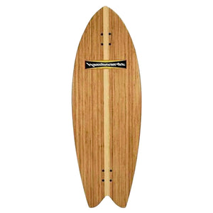 Hamboard Pescadito 43" Surfskate Skateboard - Bamboo