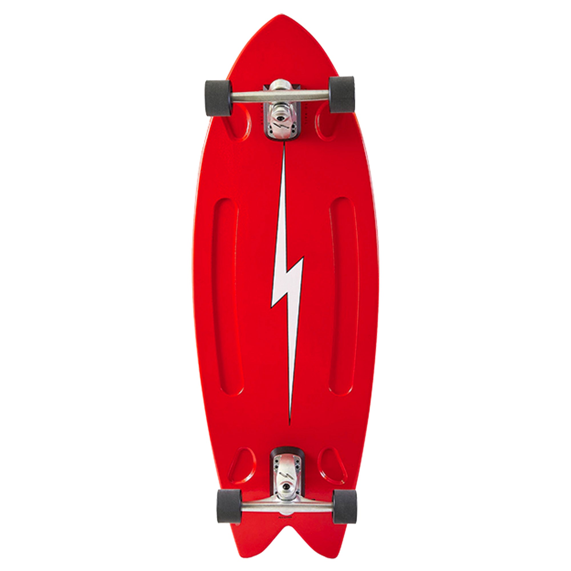 Hamboard Pescadito 43" Surfskate Skateboard - North Shore Red