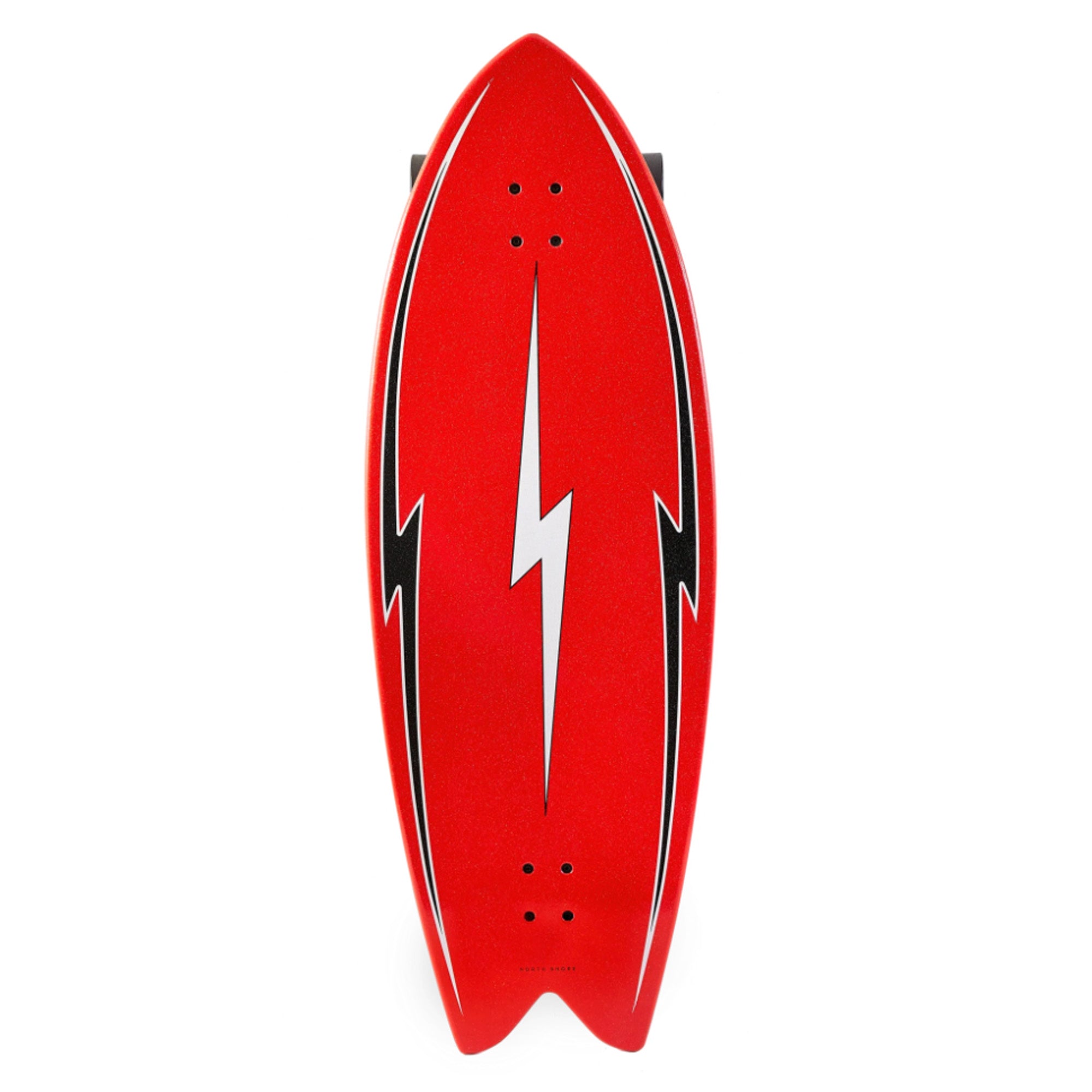 Hamboard Pescadito 43" Surfskate Skateboard - North Shore Red