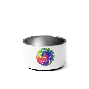 Surf Station Hippie Tie Dye Pet Bowl