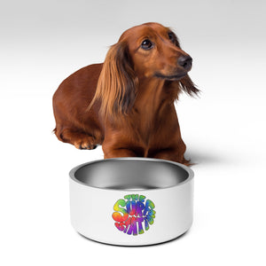 Surf Station Hippie Tie Dye Pet Bowl