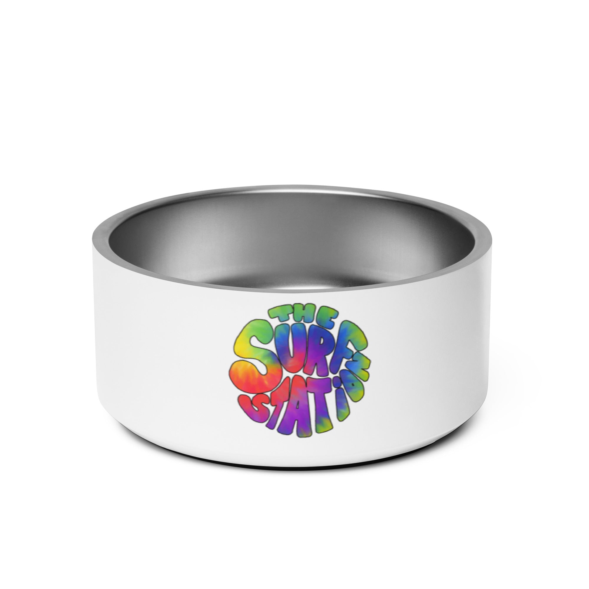 Surf Station Hippie Tie Dye Pet Bowl