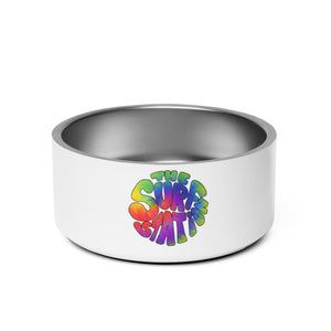 Surf Station Hippie Tie Dye Pet Bowl