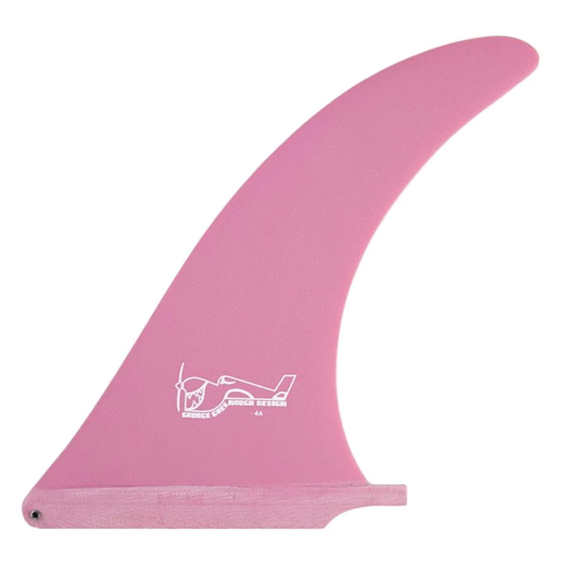 True Ames Greenough 4-A 6.5" Longboard Fin - Pink